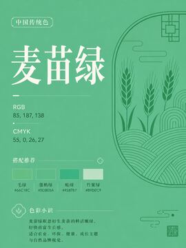 中国传统色 蔻梢绿 #5DBE8A 色卡