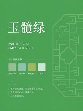 中国传统色 玉髓绿 #41B349 色卡